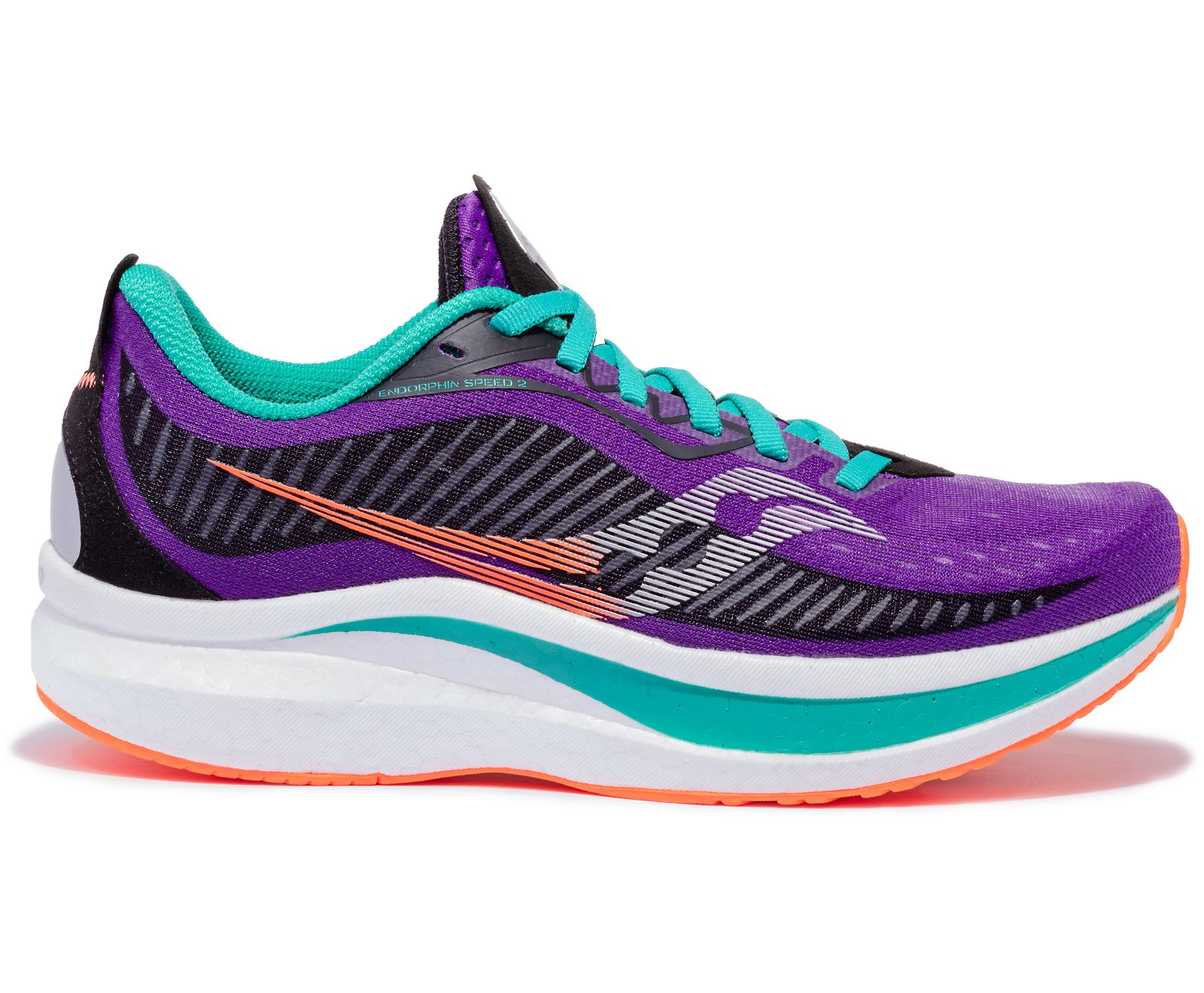Tenis Para Correr Saucony Endorphin Speed 2 Mujer Morados Negros Turquesa | México 119GSOL